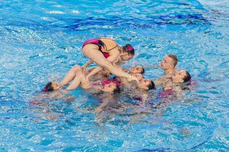 Artistic Swimming. European Games. Team Free Routine Combination. 23.06.2023