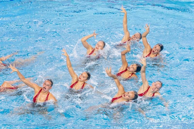 Artistic Swimming. European Games. Team Free Routine Combination. 23.06.2023