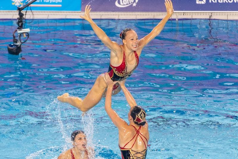 Artistic Swimming. European Games. Team Free Routine Combination. 23.06.2023