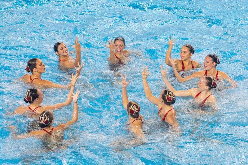 Artistic Swimming. European Games. Team Free Routine Combination. 23.06.2023