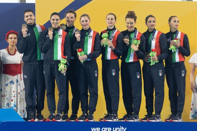 Artistic Swimming. European Games. Team Acrobatic Routine. 24.06.2023