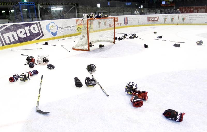 Ice Hockey. Superpuchar Polski. GKS Tychy - Cracovia Krakow. 04.09.2015
