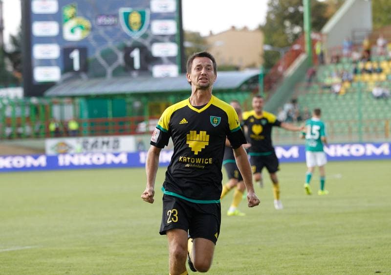 Football. Polish First League. GKS Belchatow - GKS Katowice. 05.09.2015