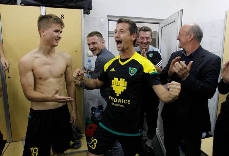 Football. Polish First League. GKS Belchatow - GKS Katowice. 05.09.2015