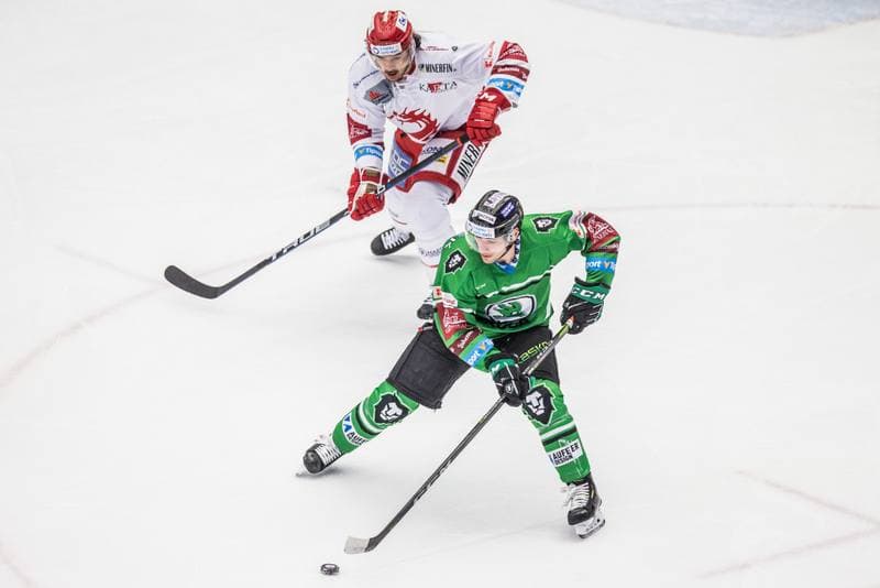 Ice Hockey. Tipsport Extraliga. Ocelari Trinec - BK Mlada Boleslav. 12.02.2020