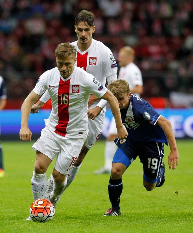 Football. UEFA Euro Qualifiers. Poland - Gibraltar. 07.09.2015