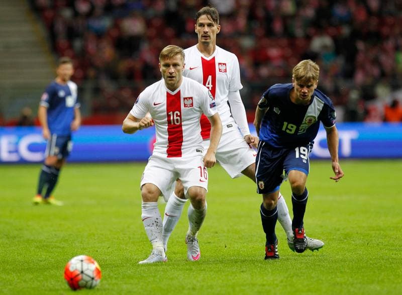 Football. UEFA Euro Qualifiers. Poland - Gibraltar. 07.09.2015