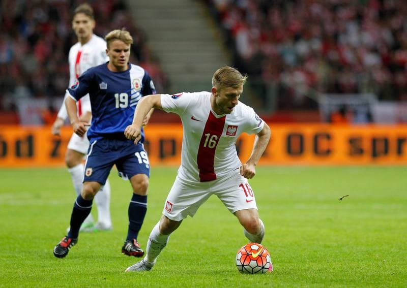 Football. UEFA Euro Qualifiers. Poland - Gibraltar. 07.09.2015