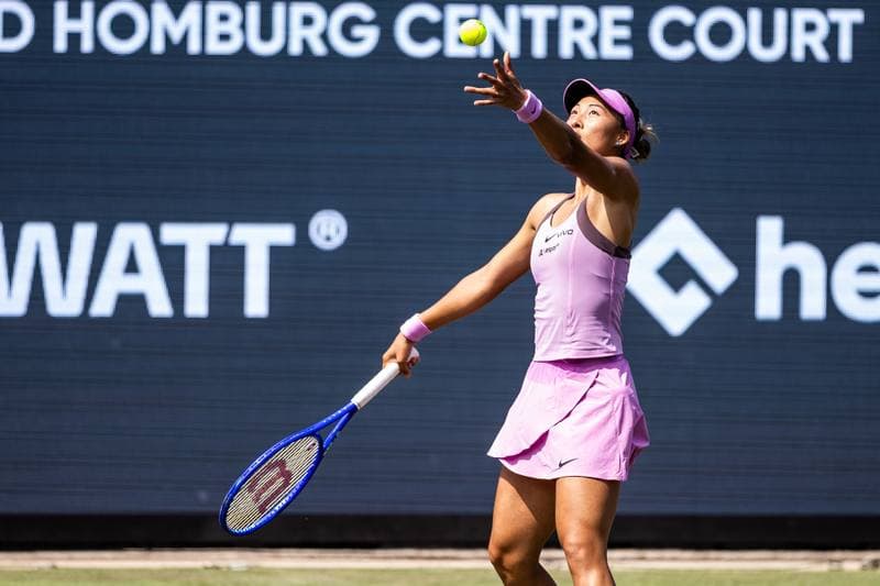 Tennis. Bad Homburg Open. Solana Sierra - Qinwen Zheng. 22.06.2026
