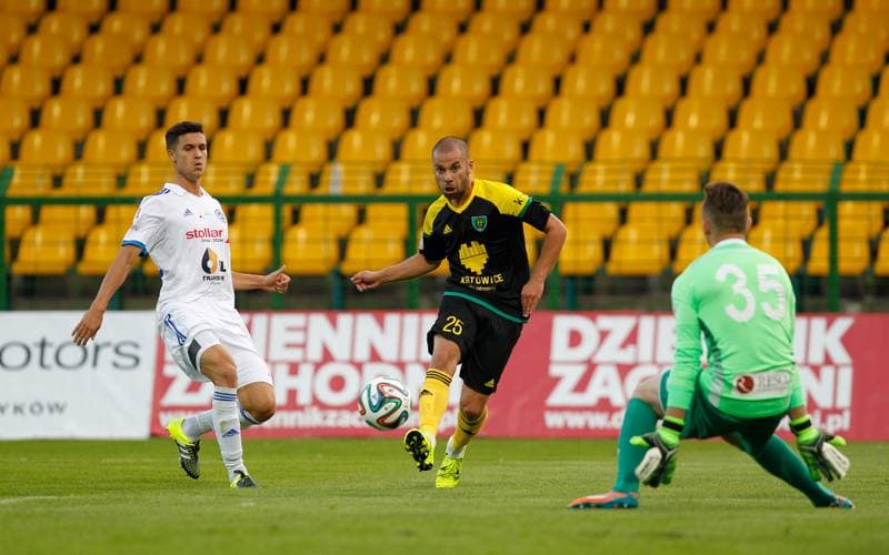 Football. I Liga. GKS Katowice - Wigry Suwalki. 01.08.2015
