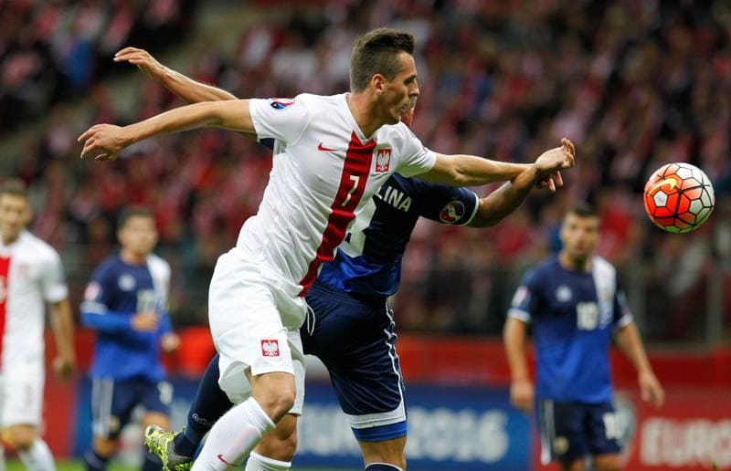 Football. UEFA Euro Qualifiers. Poland - Gibraltar. 07.09.2015