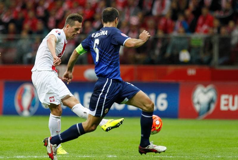 Football. UEFA Euro Qualifiers. Poland - Gibraltar. 07.09.2015
