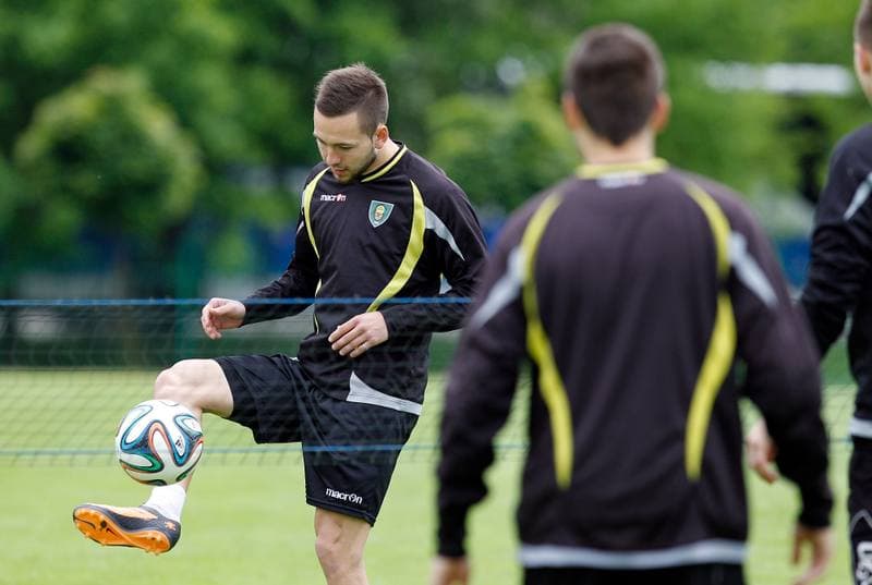 Football. GKS Katowice. Training. 28.05.2015