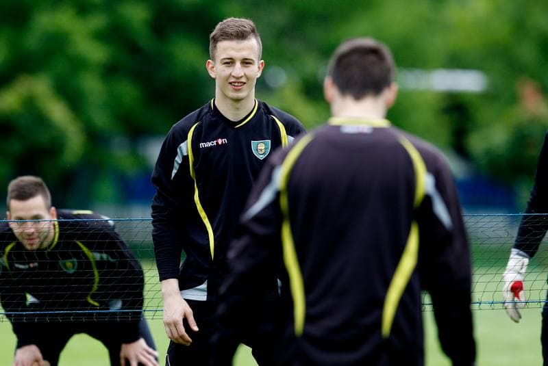 Football. GKS Katowice. Training. 28.05.2015