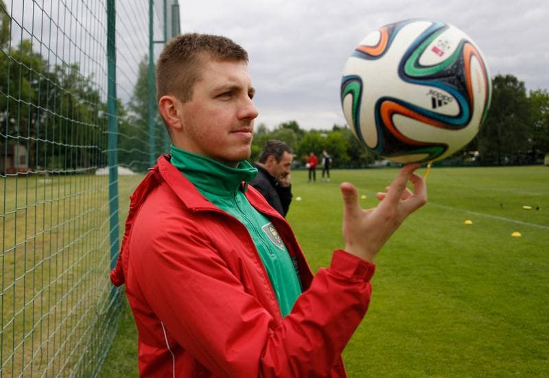 Football. GKS Katowice. Training. 28.05.2015