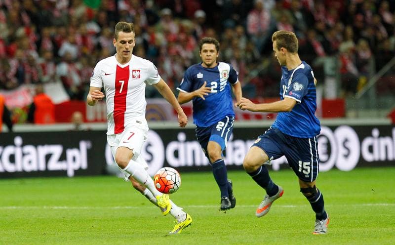 Football. UEFA Euro Qualifiers. Poland - Gibraltar. 07.09.2015