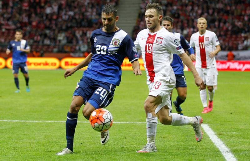Football. UEFA Euro Qualifiers. Poland - Gibraltar. 07.09.2015