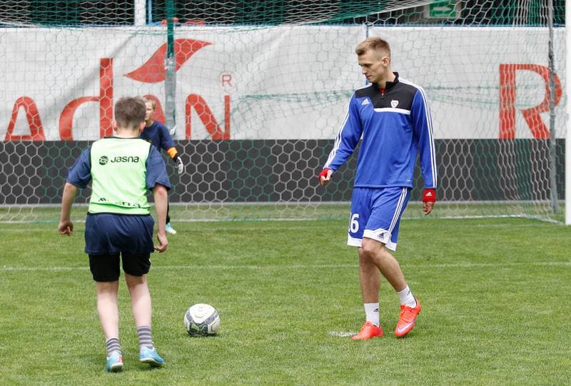 Football. Piast Gliwice. Press Conference. 27.05.2015