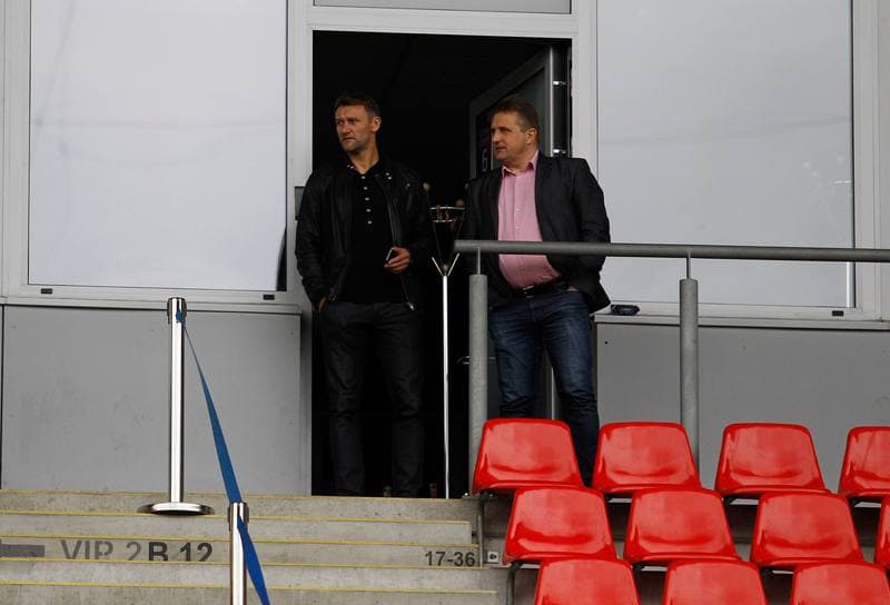 Football. Piast Gliwice. Press Conference. 27.05.2015