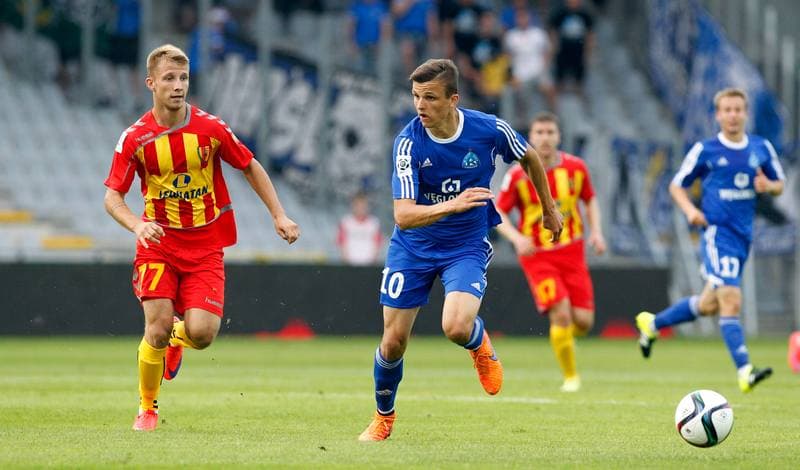 Football. PKO BP Ekstraklasa. Korona Kielce - Ruch Chorzow. 03.08.2015