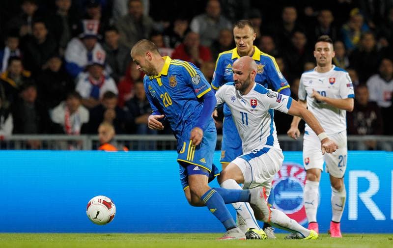 Football. UEFA Euro 2016 Qualifiers. Slovakia - Ukraine. 08.09.2015
