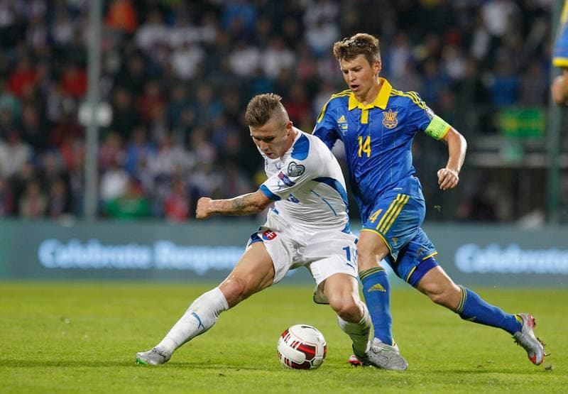 Football. UEFA Euro 2016 Qualifiers. Slovakia - Ukraine. 08.09.2015