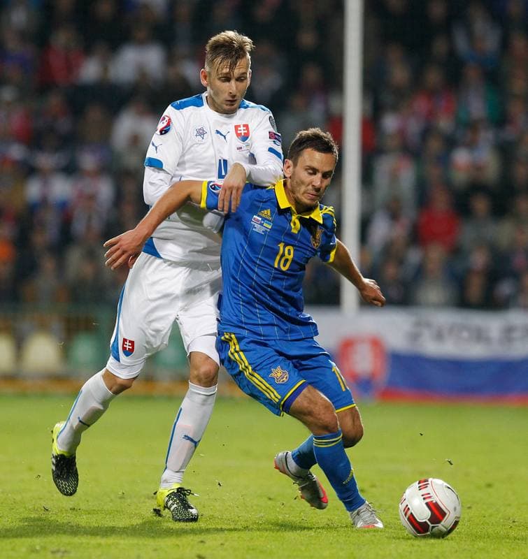 Football. UEFA Euro 2016 Qualifiers. Slovakia - Ukraine. 08.09.2015