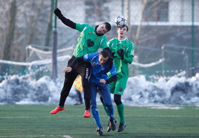 Football. Friendly Match. GKS Katowice - MKS Kluczbork. 31.01.2015