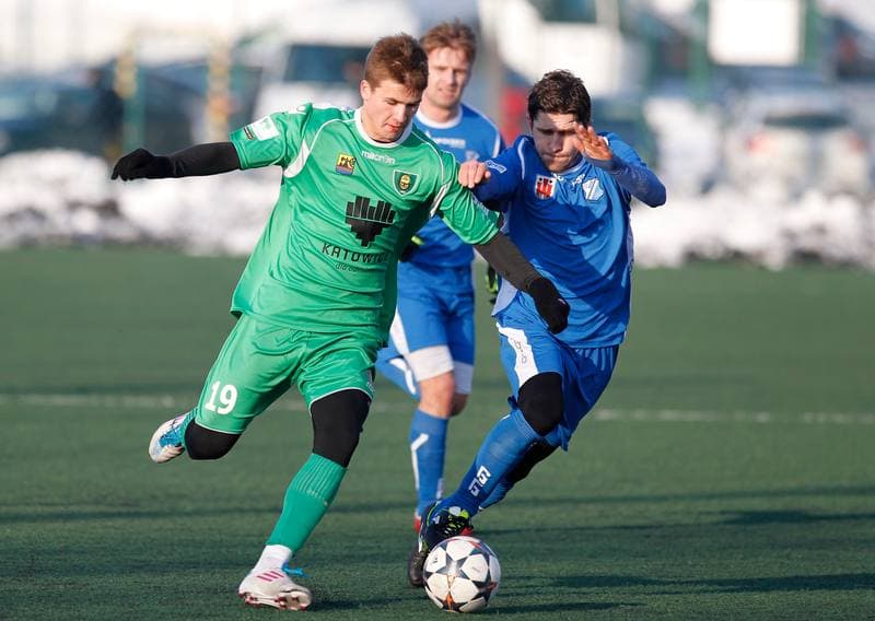 Football. Friendly Match. GKS Katowice - MKS Kluczbork. 31.01.2015