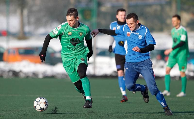 Football. Friendly Match. GKS Katowice - MKS Kluczbork. 31.01.2015
