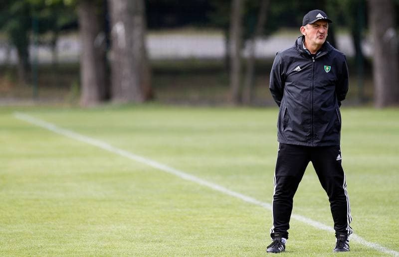 Football. GKS Katowice. Training. 28.05.2015