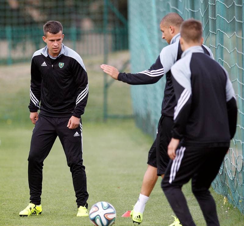 Football. GKS Katowice. Training. 28.05.2015