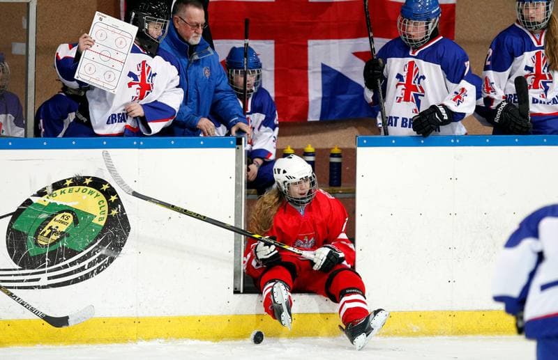 Ice Hockey. U18 Women's World Championship Division I. Poland - Great Britain. 25.01.2015