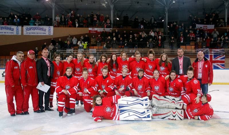 Ice Hockey. U18 Women's World Championship Division I. Poland - Great Britain. 25.01.2015