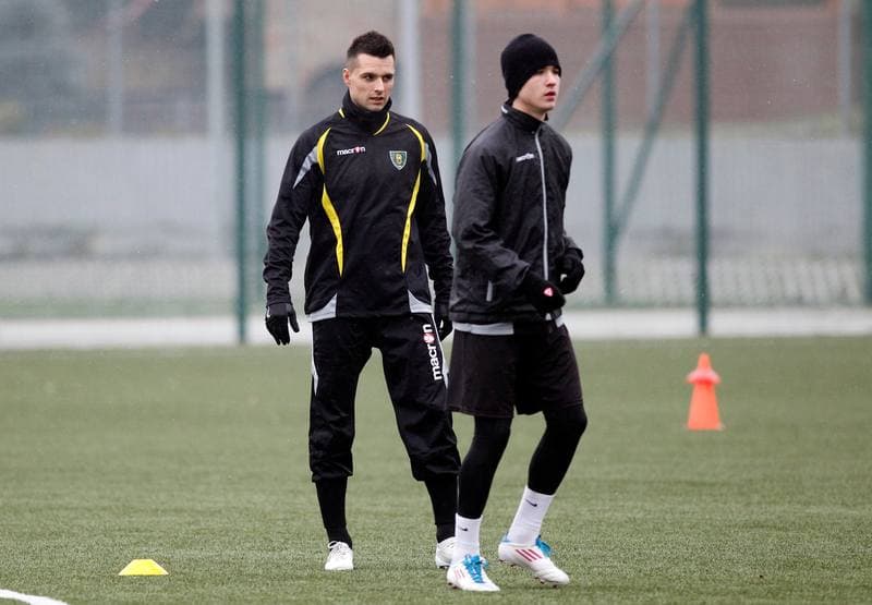 Football. GKS Katowice. Training. 28.05.2015