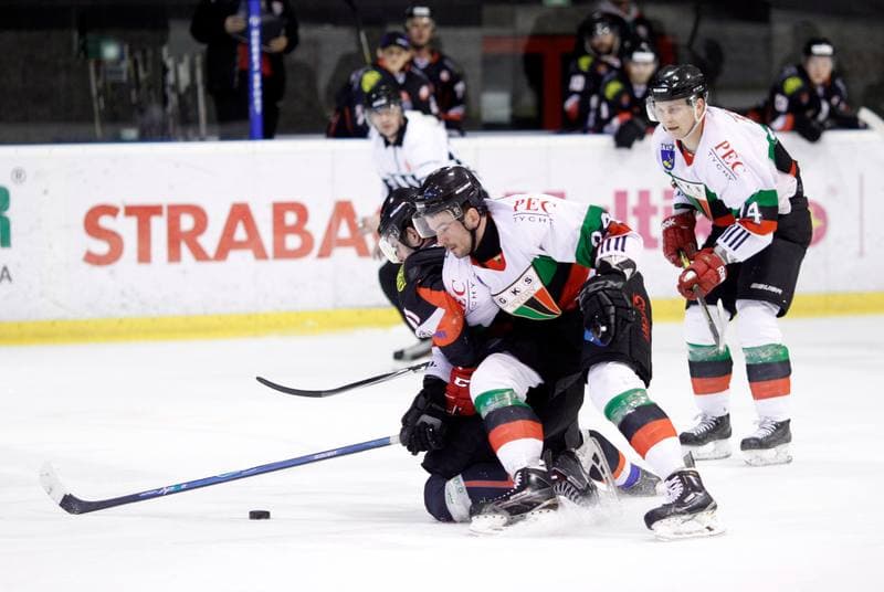 Ice Hockey. Polska Hokej Liga. GKS Tychy - Ciarko KH Sanok. 23.01.2015