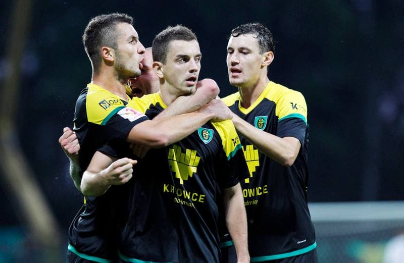 Football. I Liga. GKS Katowice - Sandecja Nowy Sacz. 11.09.2015