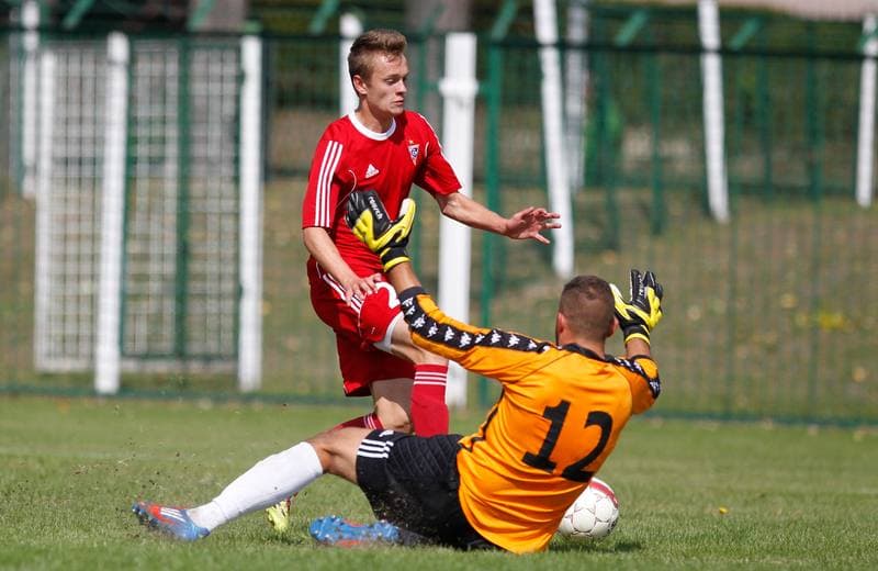 Football. III Liga Slasko Opolska. Grunwald Ruda Slaska - Gornik II Zabrze. 12.09.2015