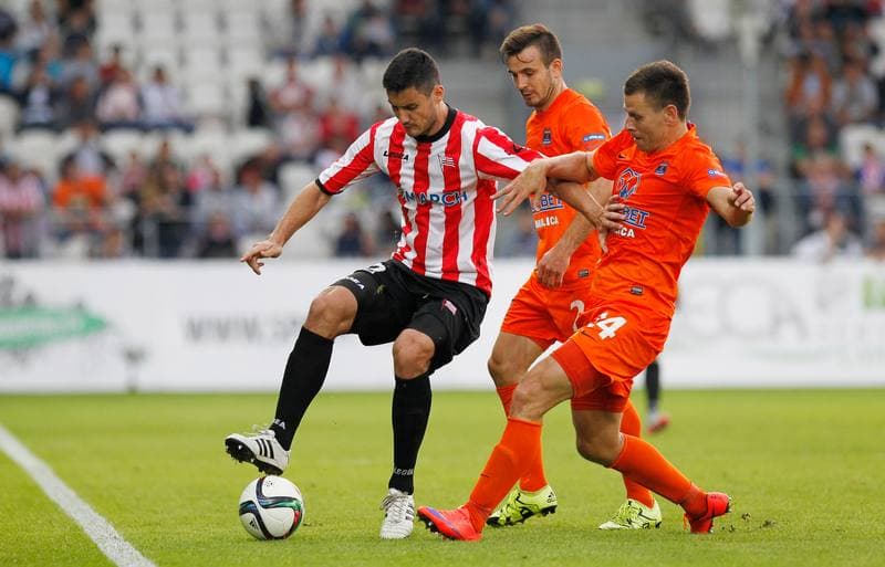 Football. PKO BP Ekstraklasa. Cracovia Krakow - Termalica Bruk Bet Nieciecza. 12.09.2015
