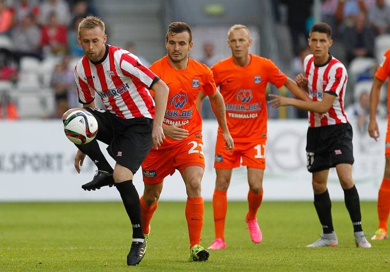 Football. PKO BP Ekstraklasa. Cracovia Krakow - Termalica Bruk Bet Nieciecza. 12.09.2015