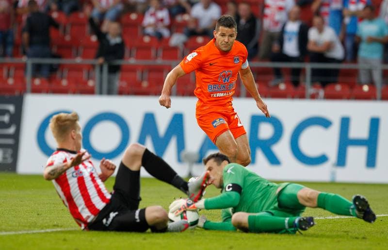 Football. PKO BP Ekstraklasa. Cracovia Krakow - Termalica Bruk Bet Nieciecza. 12.09.2015