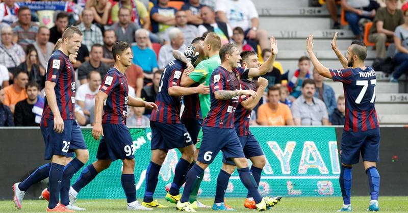 Football. PKO BP Ekstraklasa. Podbeskidzie Bielsko Biala - Pogon Szczecin. 17.08.2015