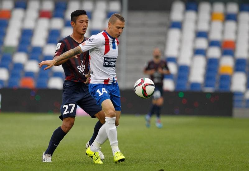 Football. PKO BP Ekstraklasa. Podbeskidzie Bielsko Biala - Pogon Szczecin. 17.08.2015