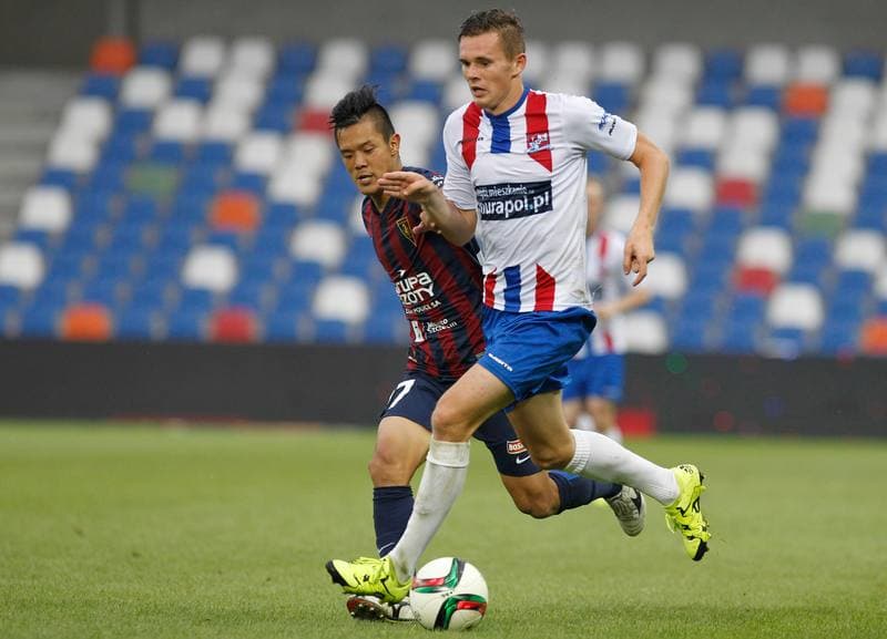 Football. PKO BP Ekstraklasa. Podbeskidzie Bielsko Biala - Pogon Szczecin. 17.08.2015