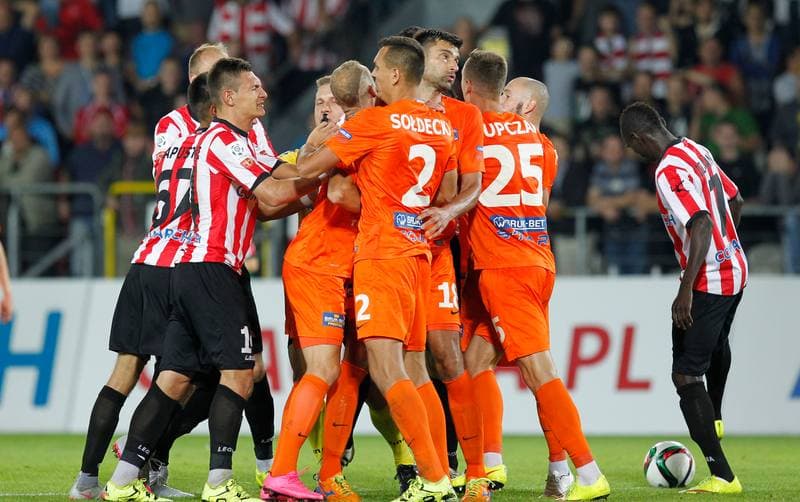 Football. PKO BP Ekstraklasa. Cracovia Krakow - Termalica Bruk Bet Nieciecza. 12.09.2015