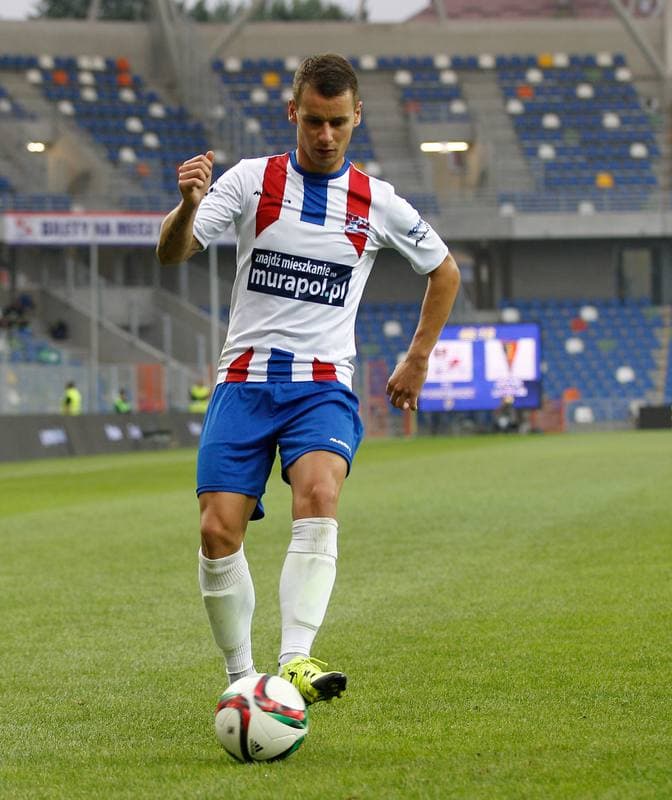 Football. PKO BP Ekstraklasa. Podbeskidzie Bielsko Biala - Pogon Szczecin. 17.08.2015