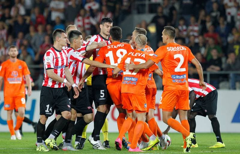 Football. PKO BP Ekstraklasa. Cracovia Krakow - Termalica Bruk Bet Nieciecza. 12.09.2015