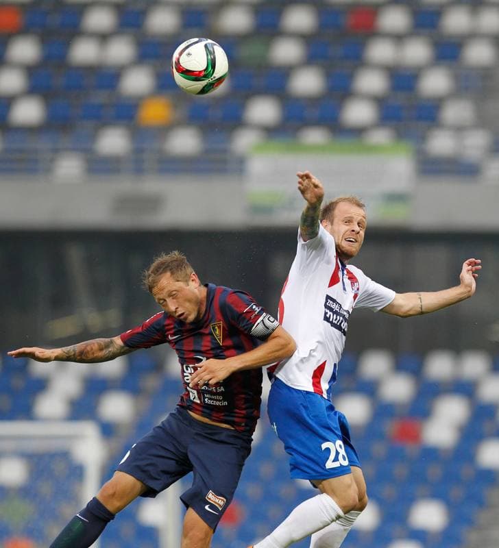 Football. PKO BP Ekstraklasa. Podbeskidzie Bielsko Biala - Pogon Szczecin. 17.08.2015
