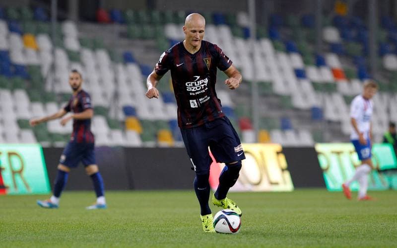 Football. PKO BP Ekstraklasa. Podbeskidzie Bielsko Biala - Pogon Szczecin. 17.08.2015