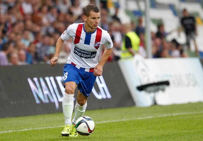 Football. PKO BP Ekstraklasa. Podbeskidzie Bielsko Biala - Pogon Szczecin. 17.08.2015